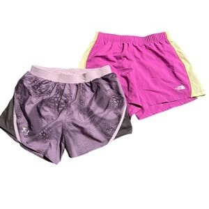 Under Armour The North Face Lined Athletic Running Shorts Size Medium